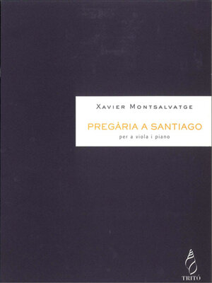 cover image of Pregària a Santiago, per a viola i piano